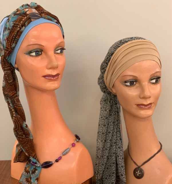 turbantes y pañuelos para mujeres